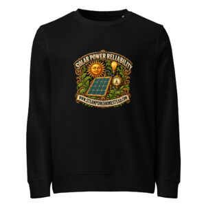 Solar Power Reliability Organic Crew Sweatshirt