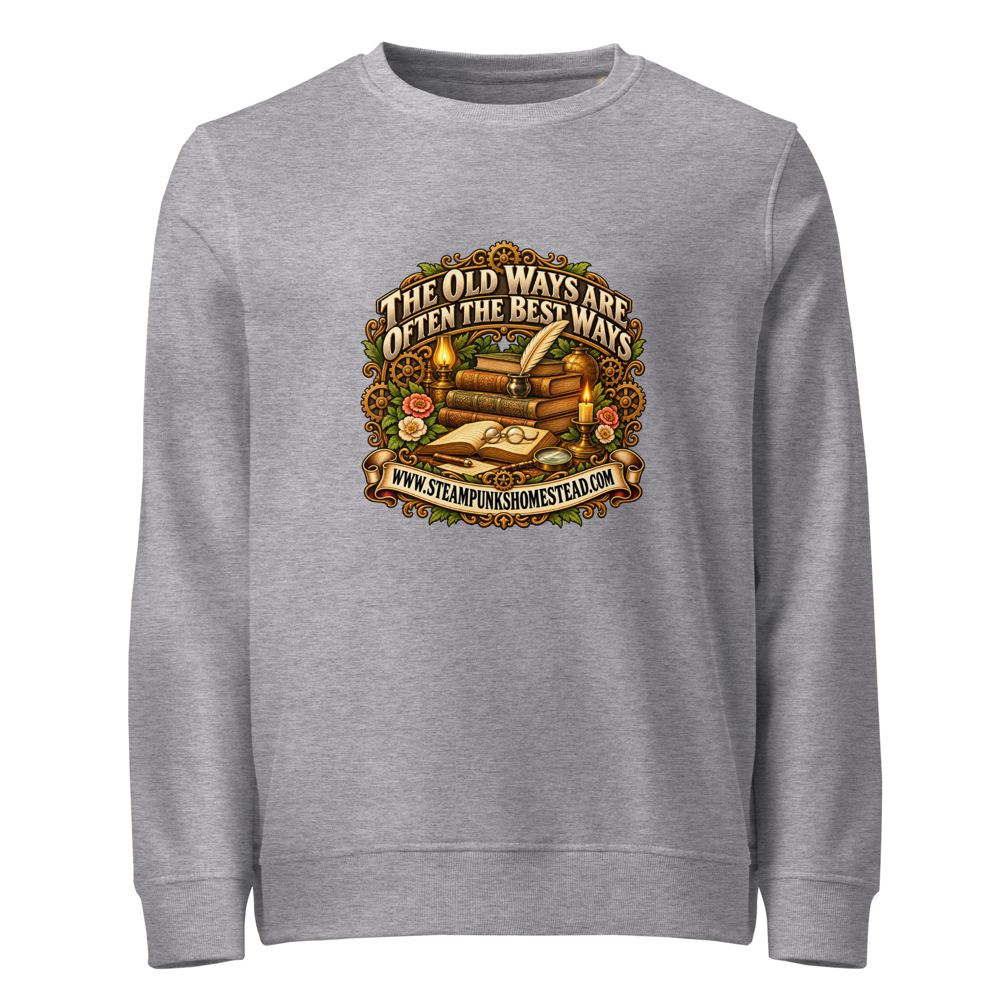 The Old Ways Are Often the Best Ways Organic Crew Sweatshirt - Image 4